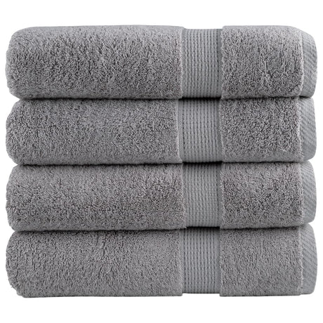 Vidaxx Handtücher Solund 4 Stück 600 g m² 50x100 cm grau
