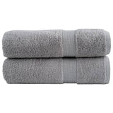 VidaXL Badetücher SOLUND 2 Stk. 600 g m² 70x140 cm grau