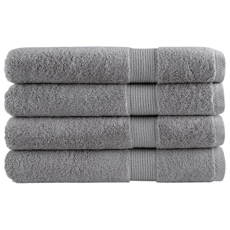 Vidaxx Handtücher Solund 4 Stück 600 g m² 100x200 cm grau