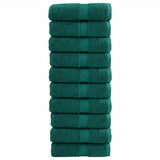 VidaXL Gästehandtücher Solund 10 St. 600 g m² 30x50 cm grün