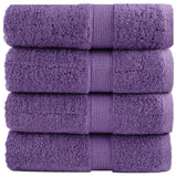 VidaXL Gästetücher SOLUND 4 Stk. 600 g m² 30x30 cm Lila