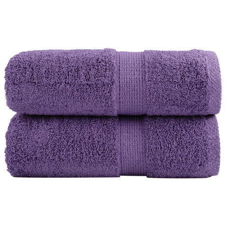 VidaXL Gästetücher SOLUND 2 Stk. 600 g m² 30x50 cm Lila