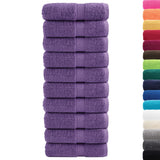 VidaXL Gästehandtücher Solund 10 St. 600 g m² 30x50 cm Lila