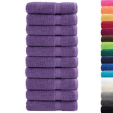 Vidaxx Handtücher Solund 10 Stück 600 g m² 50x100 cm lila