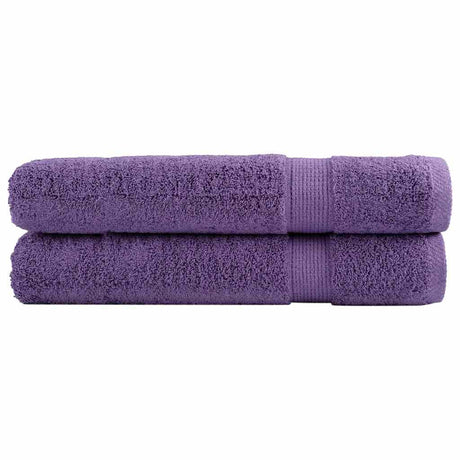 VidaXL Saunatücher Solund 2 Stk. 600 g m² 80x200 cm Lila
