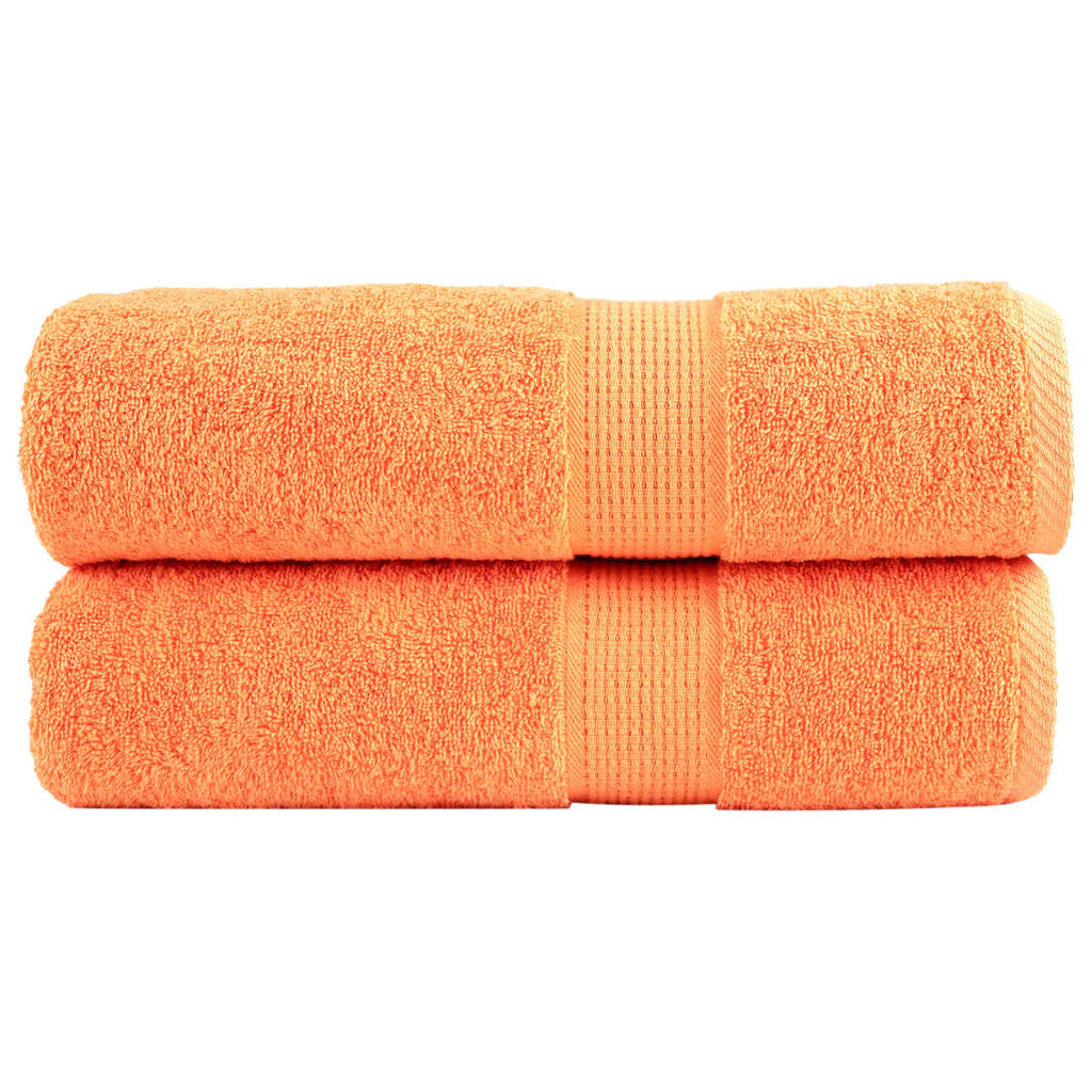 VidaXL Handtücher SOLUND 2 Stk. 600 g m² 50x100 cm orange