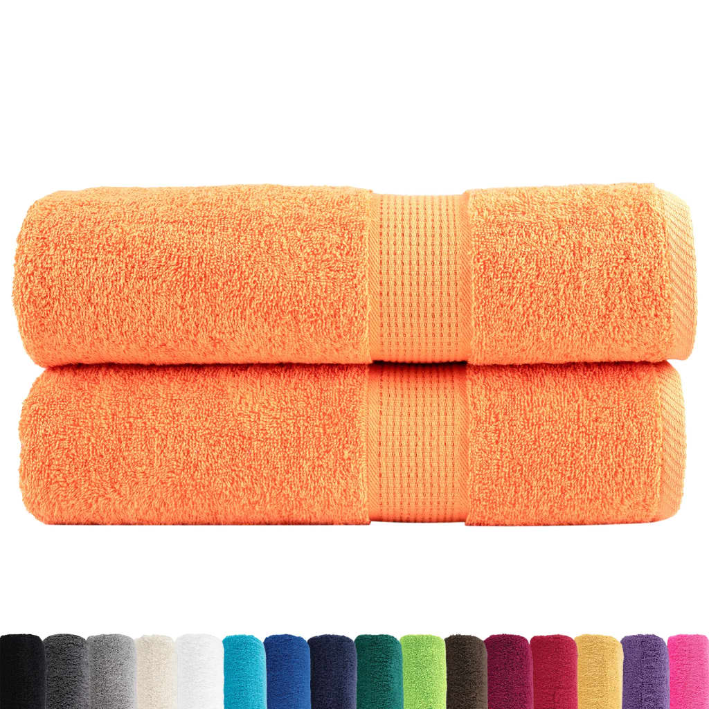 VidaXL Handtücher SOLUND 2 Stk. 600 g m² 50x100 cm orange