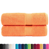 VidaXL Handtücher SOLUND 2 Stk. 600 g m² 50x100 cm orange