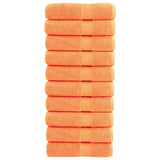 Vidaxx Handtücher Solund 10 Stück 600 g m² 50x100 cm orange