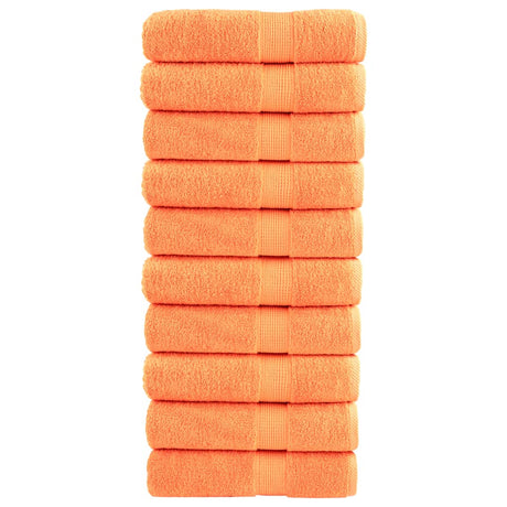VidaXL Badetücher Solund 10 Stück 600 g m² 70x140 cm Orange
