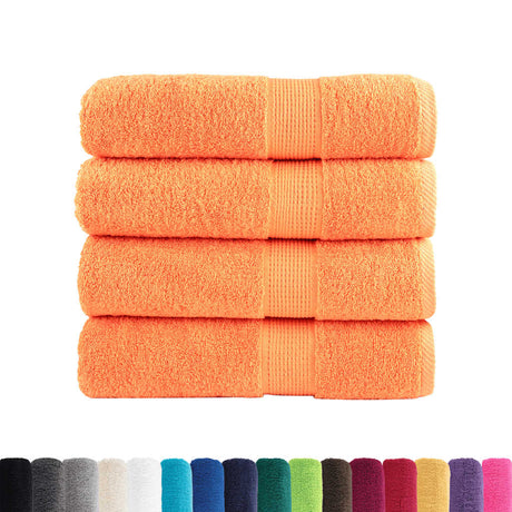 VidaXL Badetücher Solund 4 Stück 600 g m² 100x150 cm