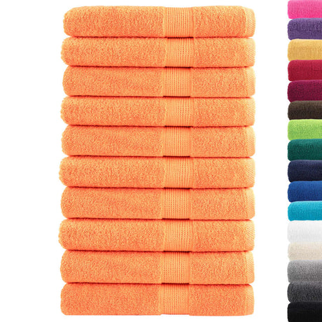Vidaxx Handtücher Solund 10 Stück 600 g m² 100x200 cm orange