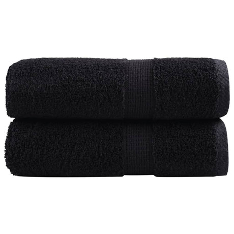 Vidaxx Premium Waschlappen Solund 2 Stück schwarz 30x30 cm 600 g m2