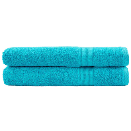 VidaXL Saunatücher Solund 2 Stk. 600 g m² 80x200 cm Türkis