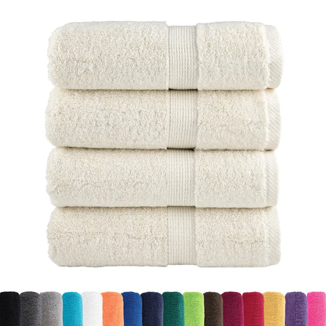Vidaxl gastendoekjes solund 4 st 600 g m² 30x50 cm crèmekleurig