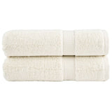 VidaXL Badetücher SOLUND 2 Stk. 600 g m² 70x140 cm Creme