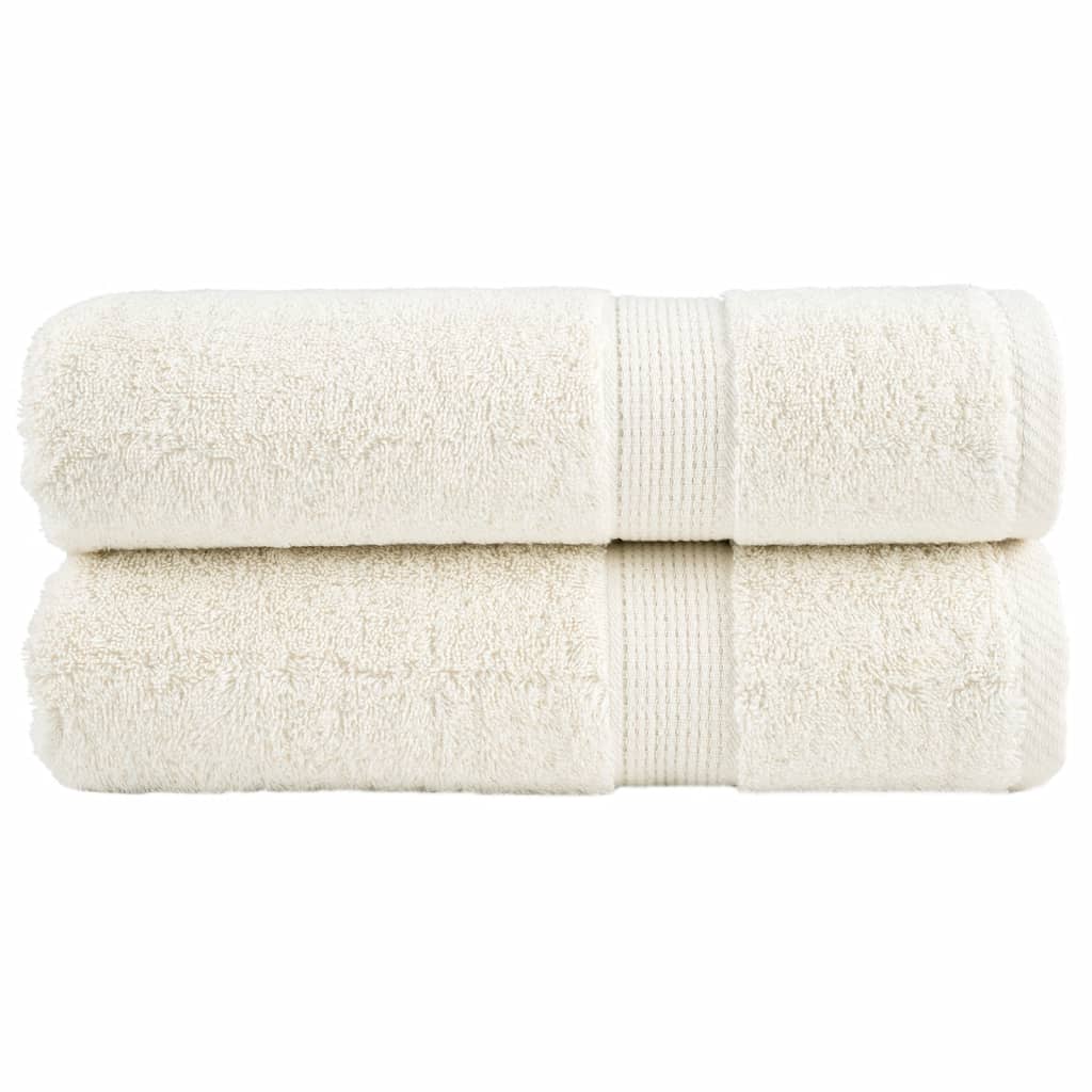 VidaXL Badetücher Solund 2 Stück 600 g m² 100x150 cm