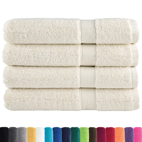 Vidaxx Handtücher Solund 4 Stück 600 g m² 100x200 cm Creme