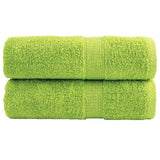 VidaXL Gästetücher SOLUND 2 Stk. 600 g m² 30x30 cm apfelgrün