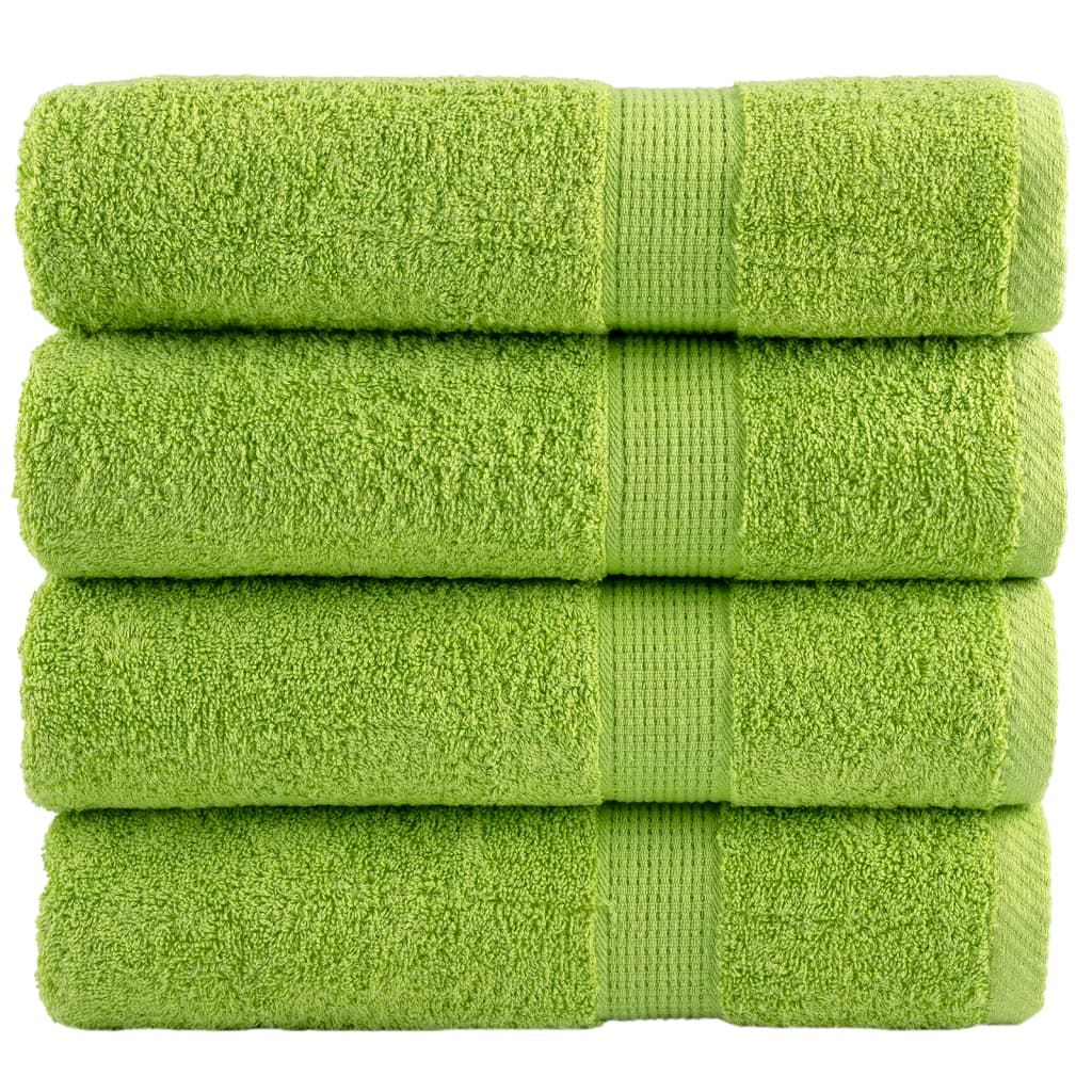 VidaXL Badetücher Solund 4 Stück 600 g m² 100x150 cm