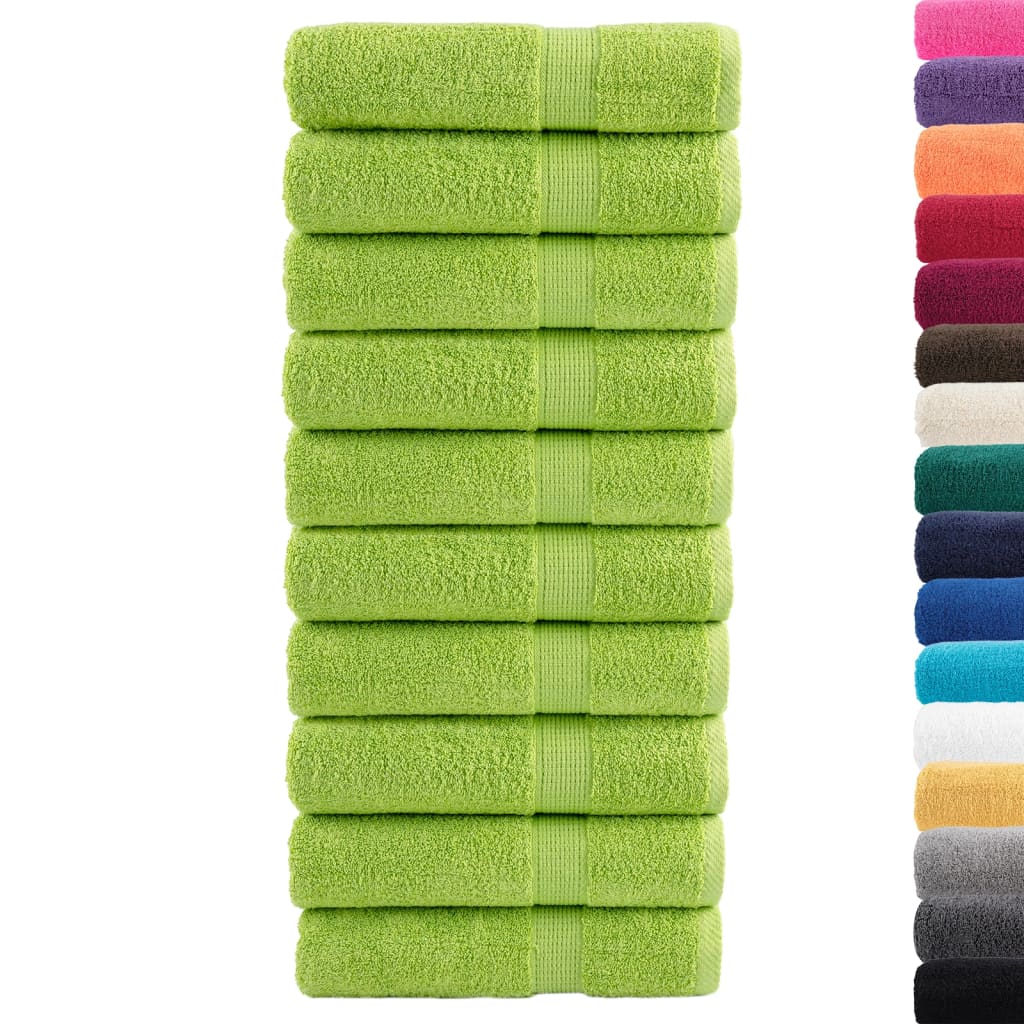 VidaXL Badetücher Solund 10 Stück 600 g m² 100x150 cm