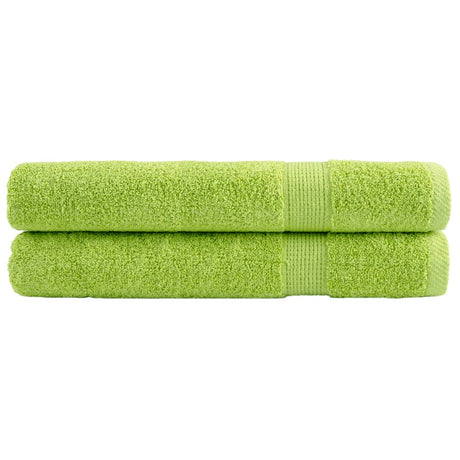 Vidaxx Handtücher Solund 2 Stück 600 g m² 100x200 cm apfelgrün