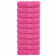 Vidaxx Premium Waschlappen Solund 10 Stück rosa 30x30 cm 600 g m²