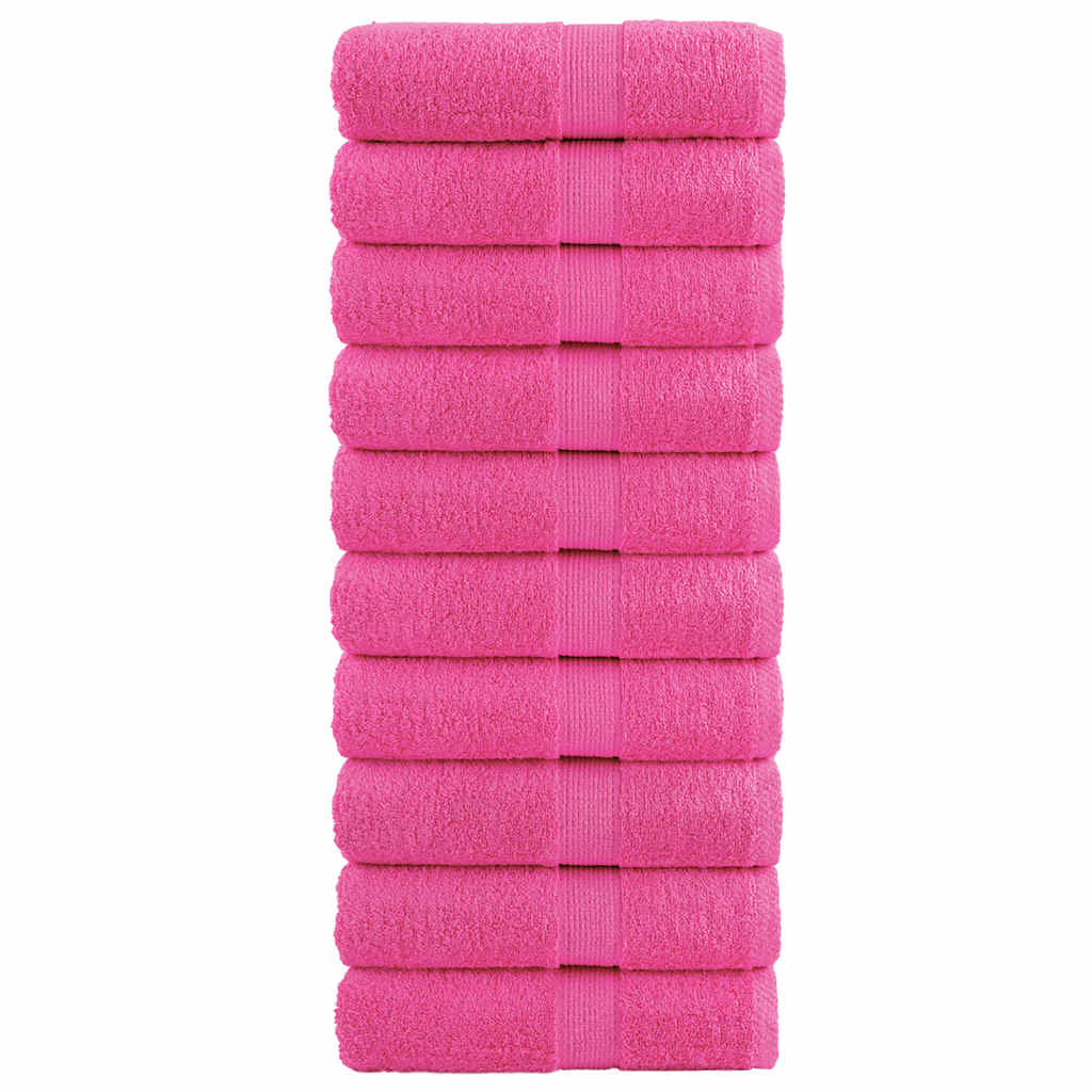 Vidaxx Premium Waschlappen Solund 10 Stück rosa 30x30 cm 600 g m²