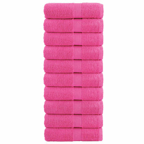 Vidaxx Premium Waschlappen Solund 10 Stück rosa 30x30 cm 600 g m²
