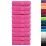 Vidaxx Premium Waschlappen Solund 10 Stück rosa 30x30 cm 600 g m²