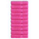VidaXL Badetücher Solund 10 Stück 600 g m² 70x140 cm rosa