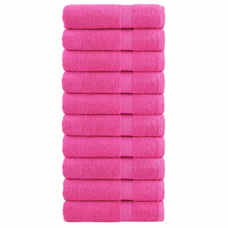 VidaXL Badetücher Solund 10 Stück 600 g m² 70x140 cm rosa