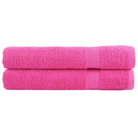 VidaXL Saunatücher Solund 2 Stk. 600 g m² 80x200 cm rosa