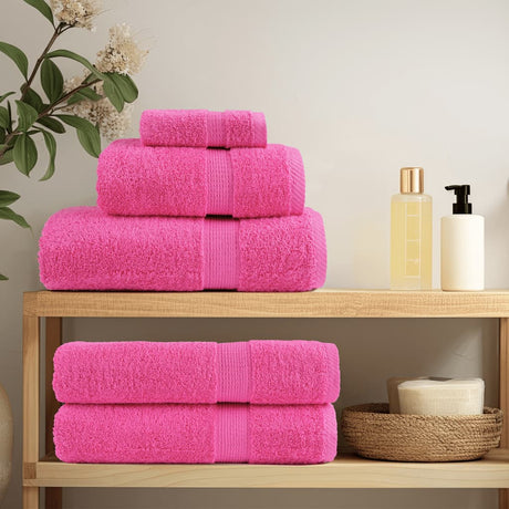 Vidaxx Handtücher Solund 10 Stück 600 g m² 100x200 cm rosa