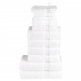 VidaXL 12-teiliges Handtuchset solide 600 g m² weiß