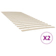 Vidaxl bedlattenvervanging met 34 latten 2 stuks 90x200 cm