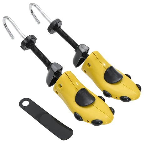 Vidaxl-Schuhspanner mit Schuhdorn EU 41-46 Plastikgelb
