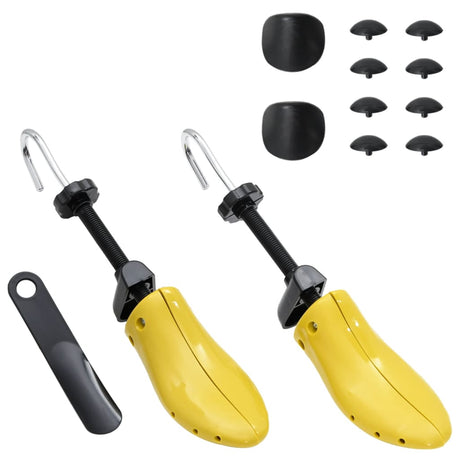 Vidaxl-Schuhspanner mit Schuhdorn EU 41-46 Plastikgelb