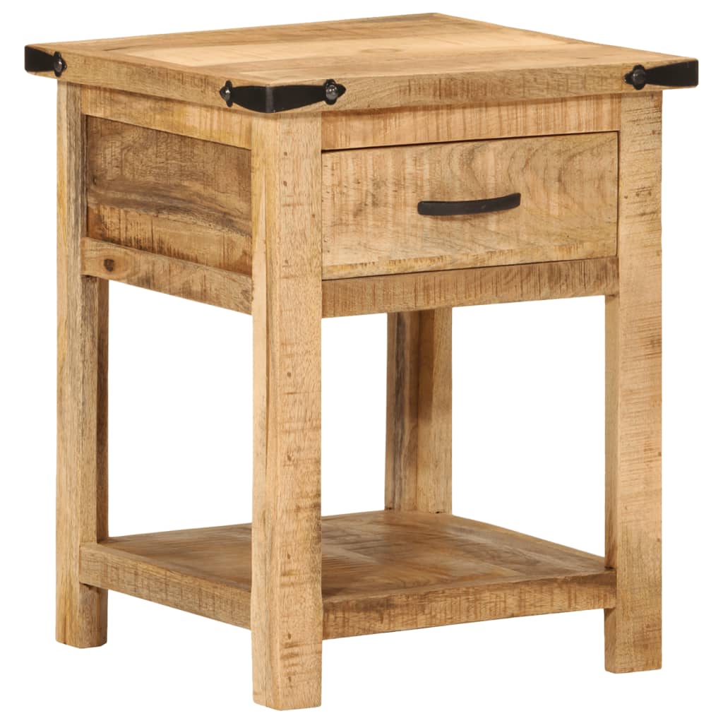 Vidaxl nachtkastje 40x40x50 cm massief mangohout