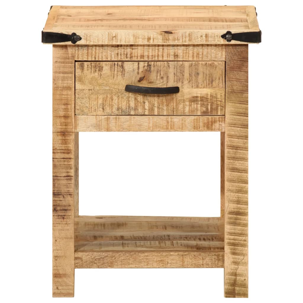 Vidaxl nachtkastje 40x40x50 cm massief mangohout