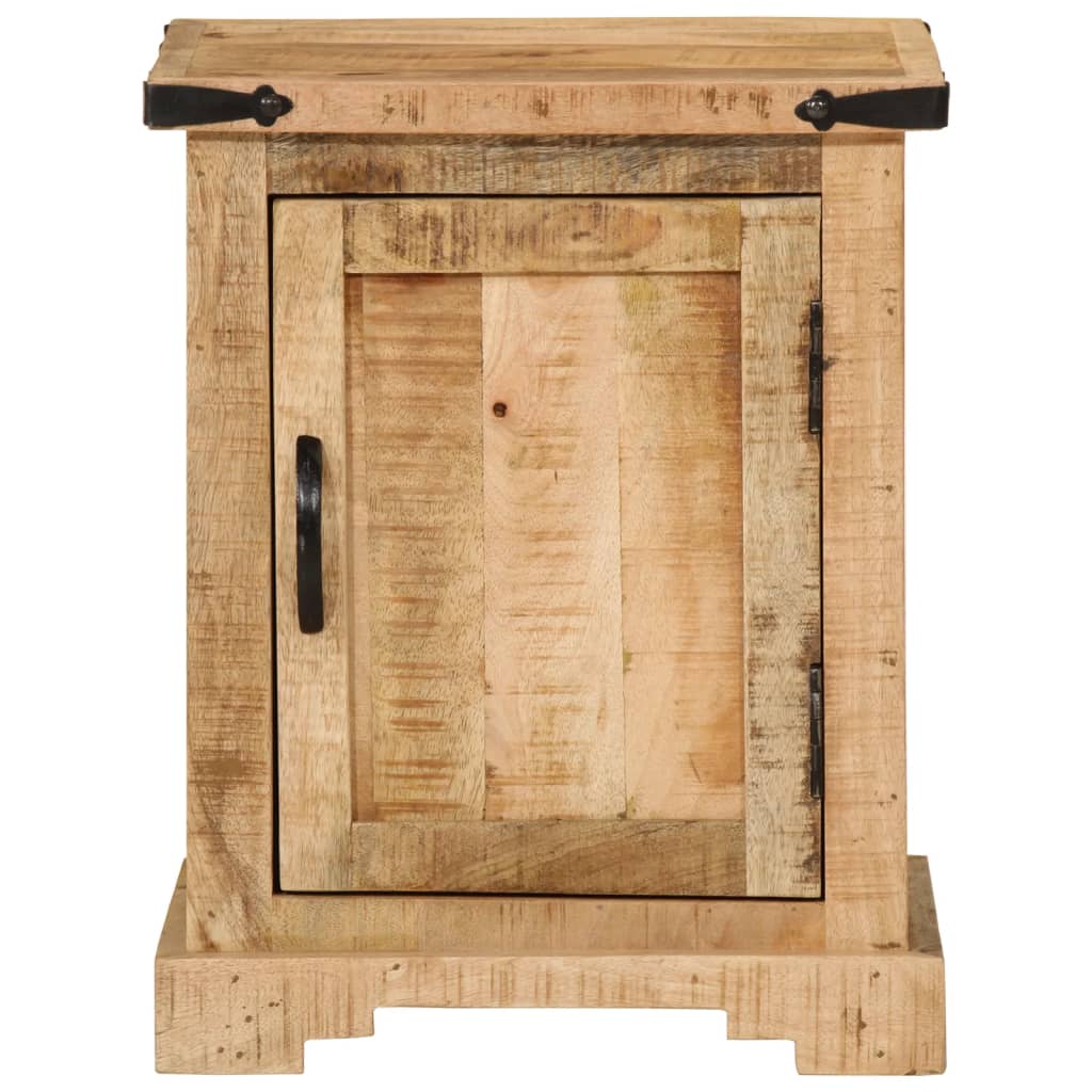 Vidaxl nachtkastje 40x35x50 cm massief mangohout