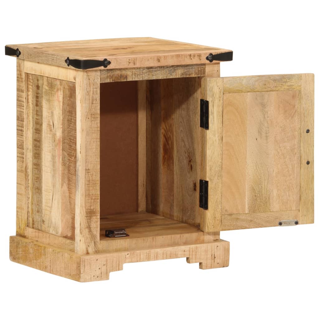 Vidaxl nachtkastje 40x35x50 cm massief mangohout
