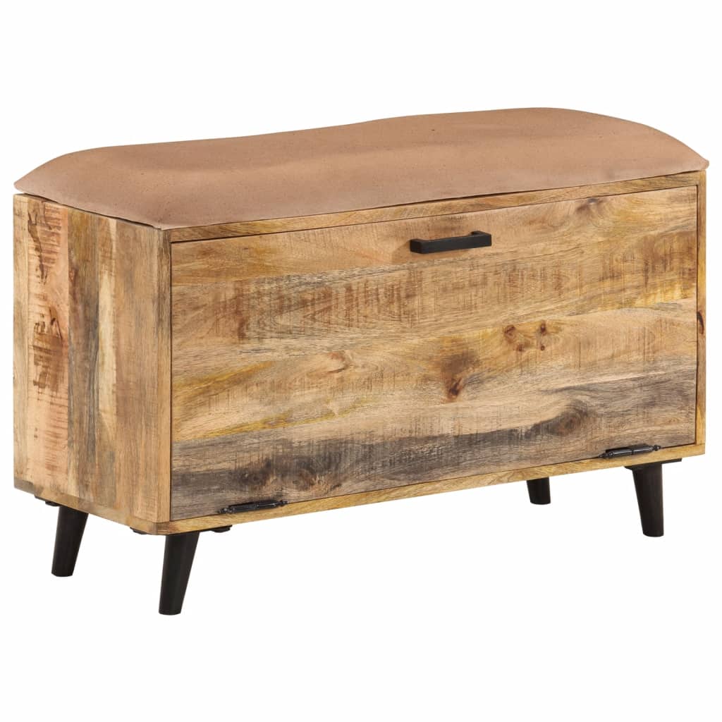 VidaXL Schuhbank 80x30x45 cm massives Mangoholz