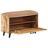 VidaXL Schuhbank 80x30x45 cm massives Mangoholz