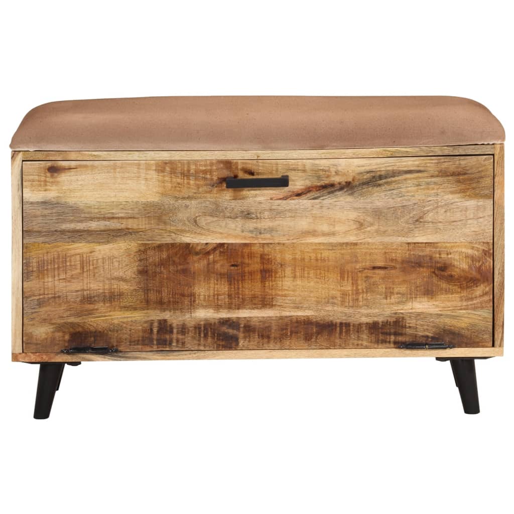 VidaXL Schuhbank 80x30x45 cm massives Mangoholz
