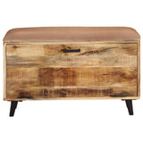 VidaXL Schuhbank 80x30x45 cm massives Mangoholz