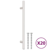 VidaXL Griffe 20 Stück 160 mm Edelstahl silberfarben