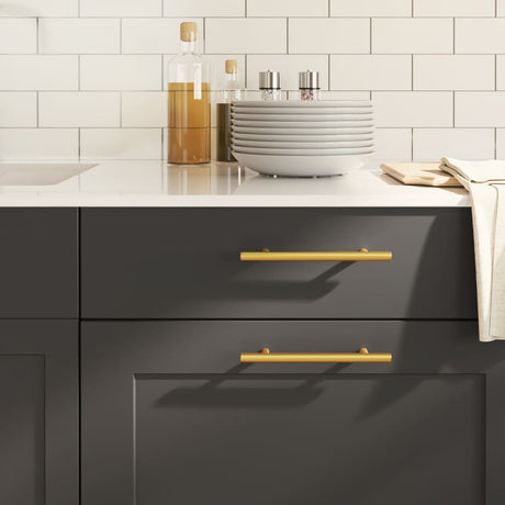 VidaXL Griffe 20 Stück 128 mm Edelstahl goldfarben