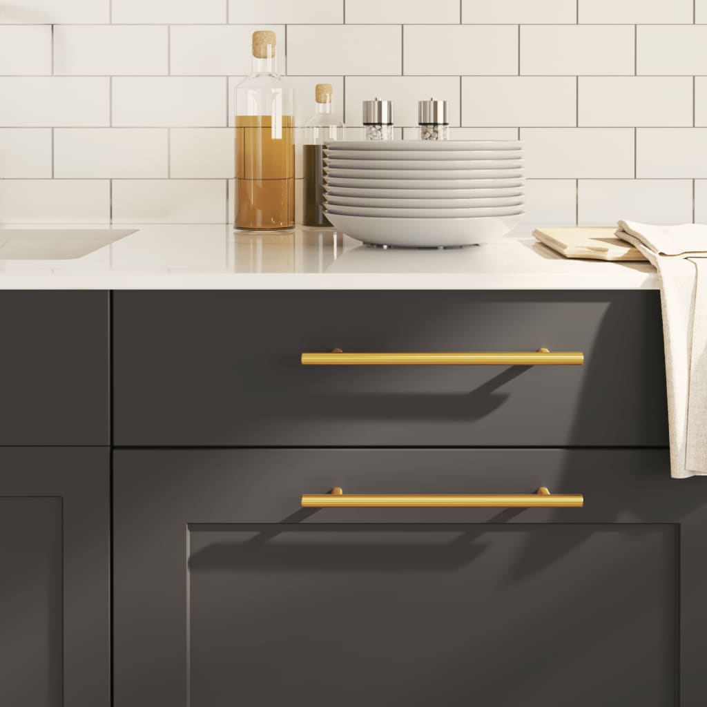 VidaXL Griffe 20 Stk. 192 mm Edelstahl goldfarben