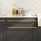 VidaXL Griffe 20 Stk. 480 mm Edelstahl goldfarben